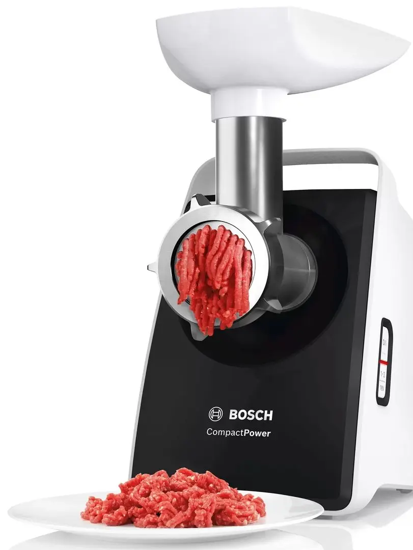 Masina de tocat carne Bosch CompactPower MFW3X17B (White/Black)