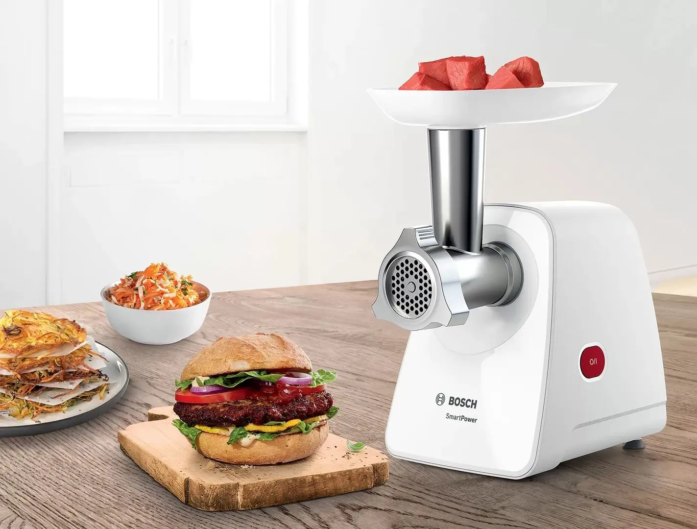 Мясорубка Bosch MMWP2004 (White)