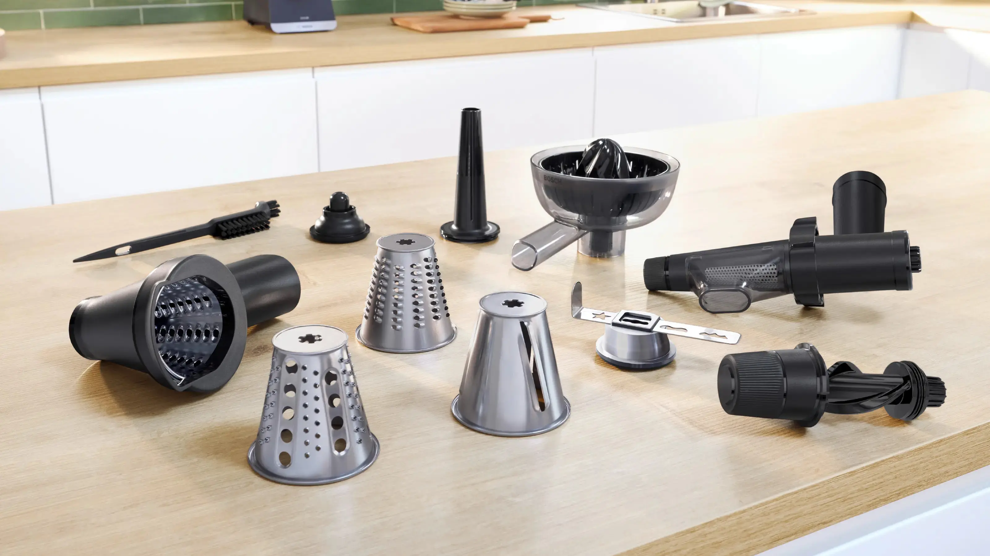 Masina de tocat carne Bosch MultiPower MFWS640B (Black/Silver) - 5