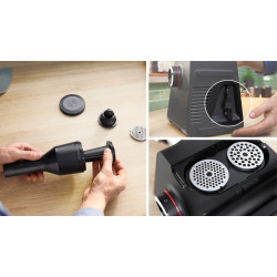 Masina de tocat carne Bosch MultiPower MFWS640B (Black/Silver) Thumb