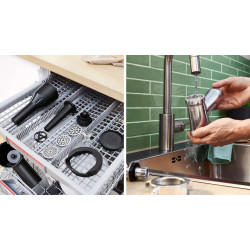 Masina de tocat carne Bosch MultiPower MFWS640B (Black/Silver) Thumb