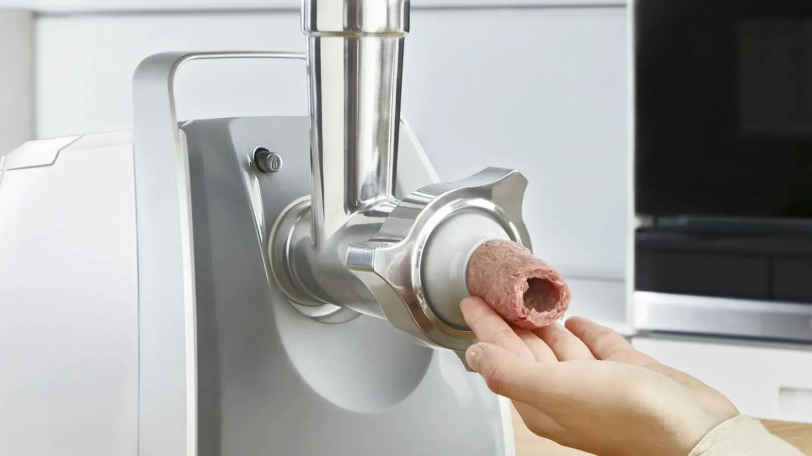 Masina de tocat carne Bosch ProPower MFW45020 (White/Grey)