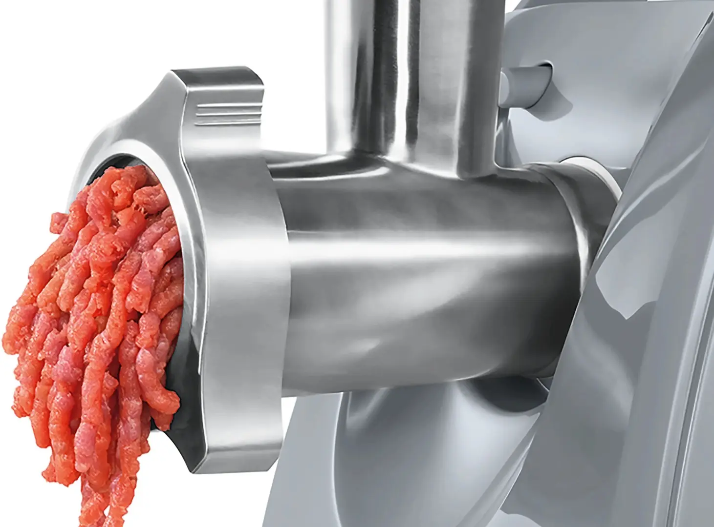 Masina de tocat carne Bosch ProPower MFW45020 (White/Grey)