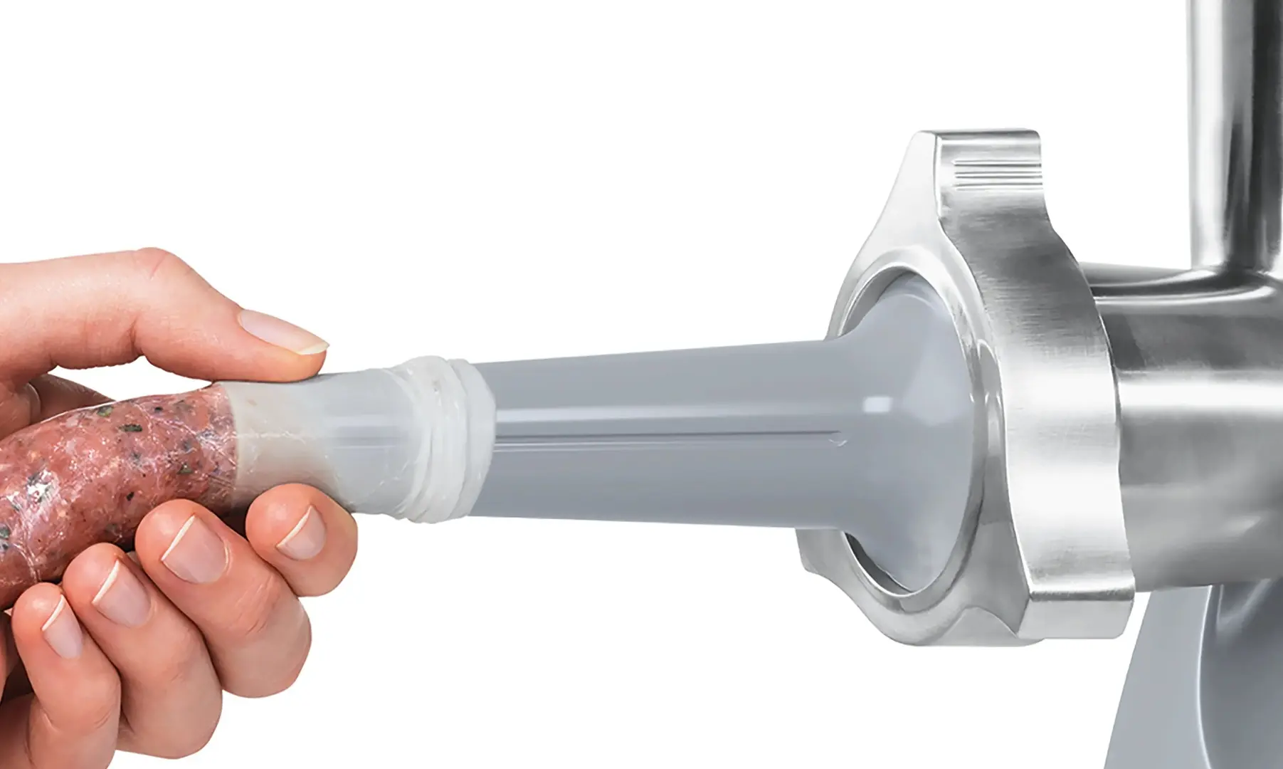 Masina de tocat carne Bosch ProPower MFW45020 (White/Grey)