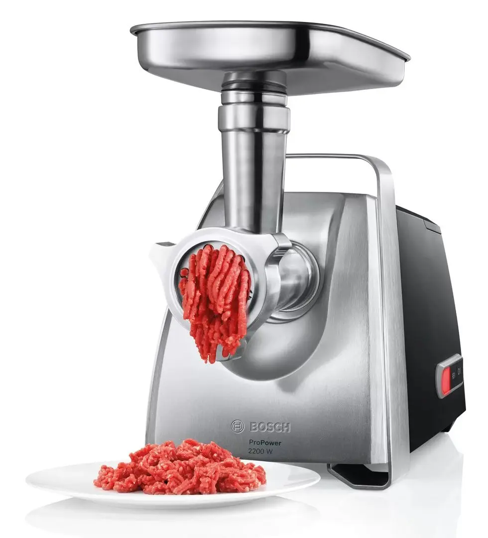 Masina de tocat carne Bosch ProPower MFW68640 (Black/Inox)