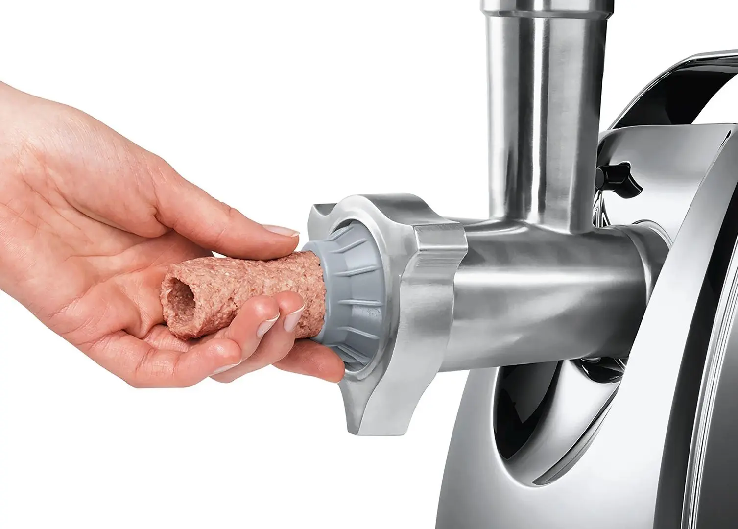 Masina de tocat carne Bosch ProPower MFW68640 (Black/Inox)