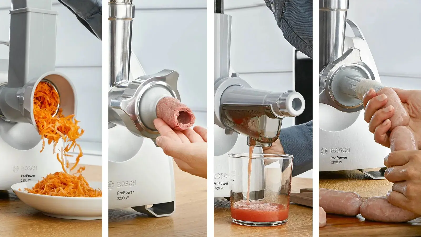 Masina de tocat carne Bosch ProPower MFW68660 (Black/Inox)