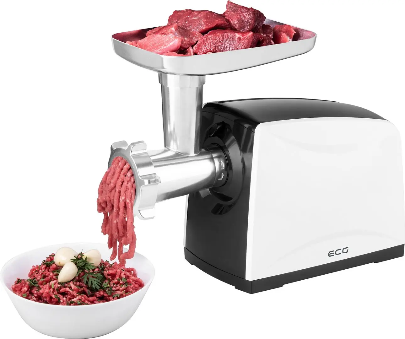 Masina de tocat carne ECG MG 2510 Power (White/Black)