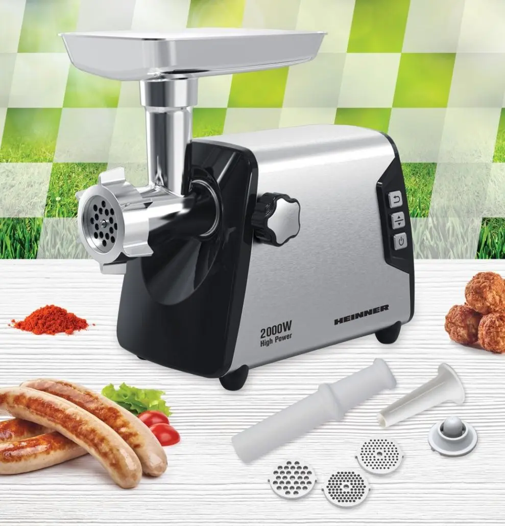Мясорубка Heinner Blade Pro HMG-Y2000SS (Inox/Black) - 3