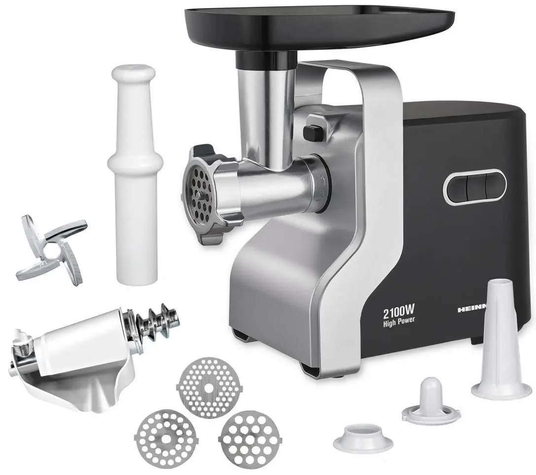Мясорубка Heinner MG-2100BKSL (Black/Inox)