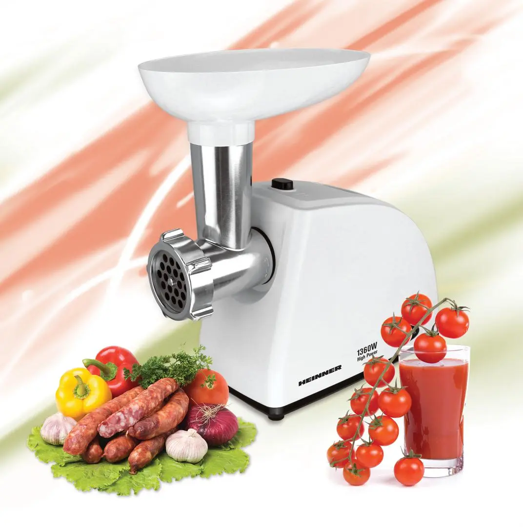 Masina de tocat carne Heinner MG-W1200R (White)