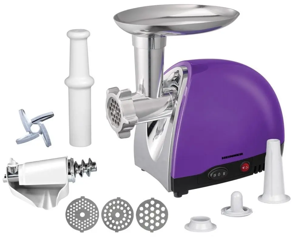Masina de tocat carne Heinner Novette MG1600TA-UV (Purple/Silver)