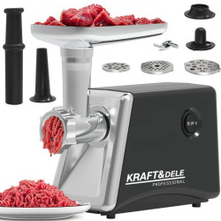Masina de tocat carne Kraft&Dele KD4143 (Black/Inox) Thumb