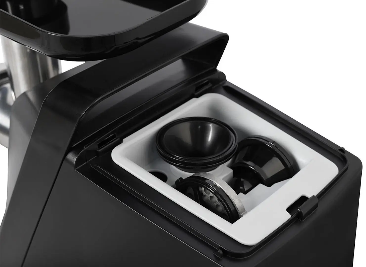 Masina de tocat carne Kumtel HMG-01 (Black/Inox)