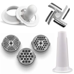 Masina de tocat carne Lucznik MM-2019 (White/Black) Thumb