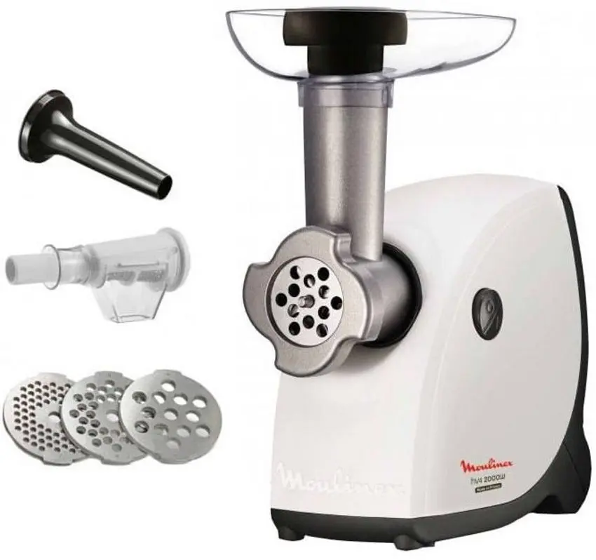 Masina de tocat carne Moulinex ME445A38 (White/Black)