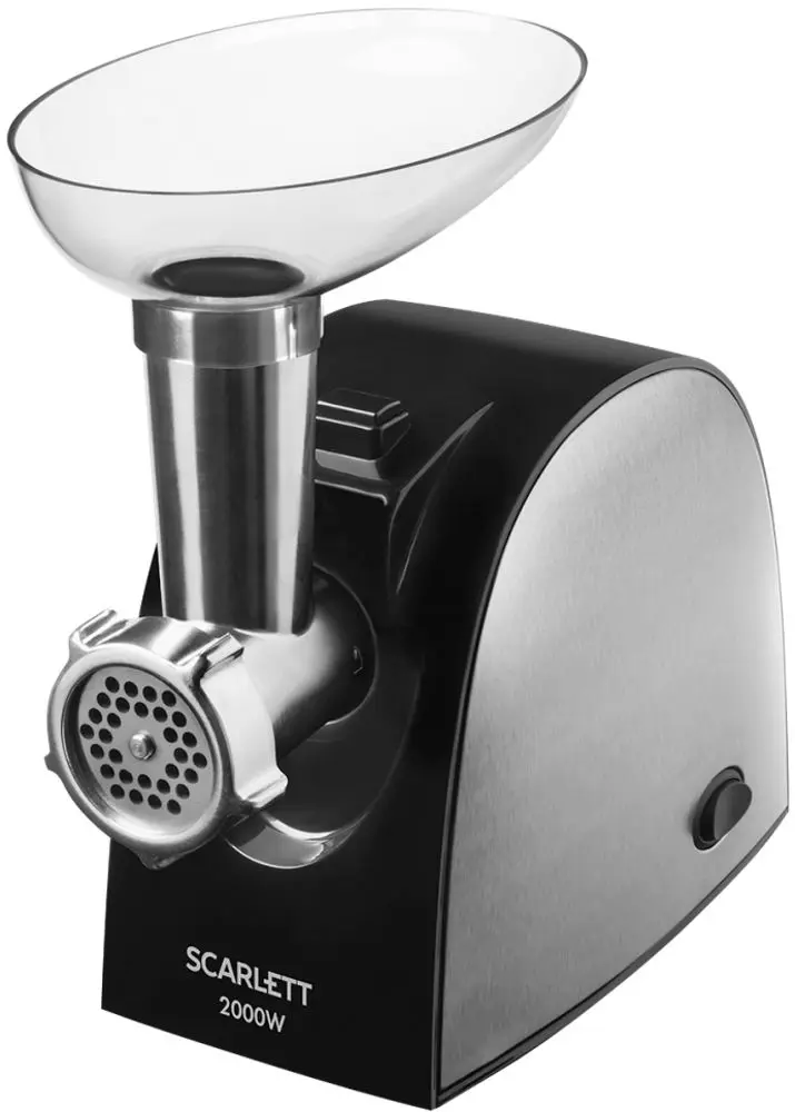 Masina de tocat carne Scarlett SC-MG45M13 (Black/Inox)