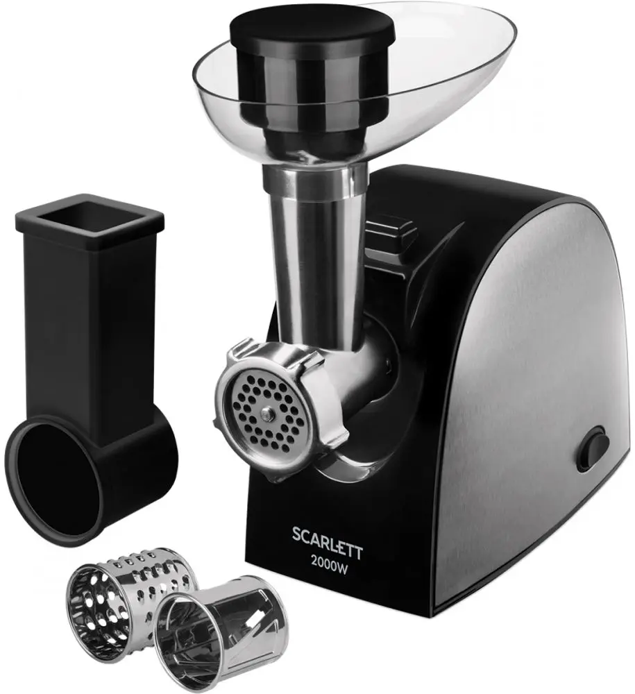 Masina de tocat carne Scarlett SC-MG45M13 (Black/Inox)