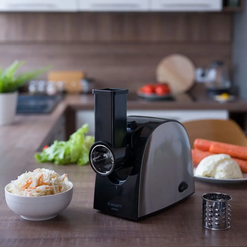 Masina de tocat carne Scarlett SC-MG45M13 (Black/Inox)