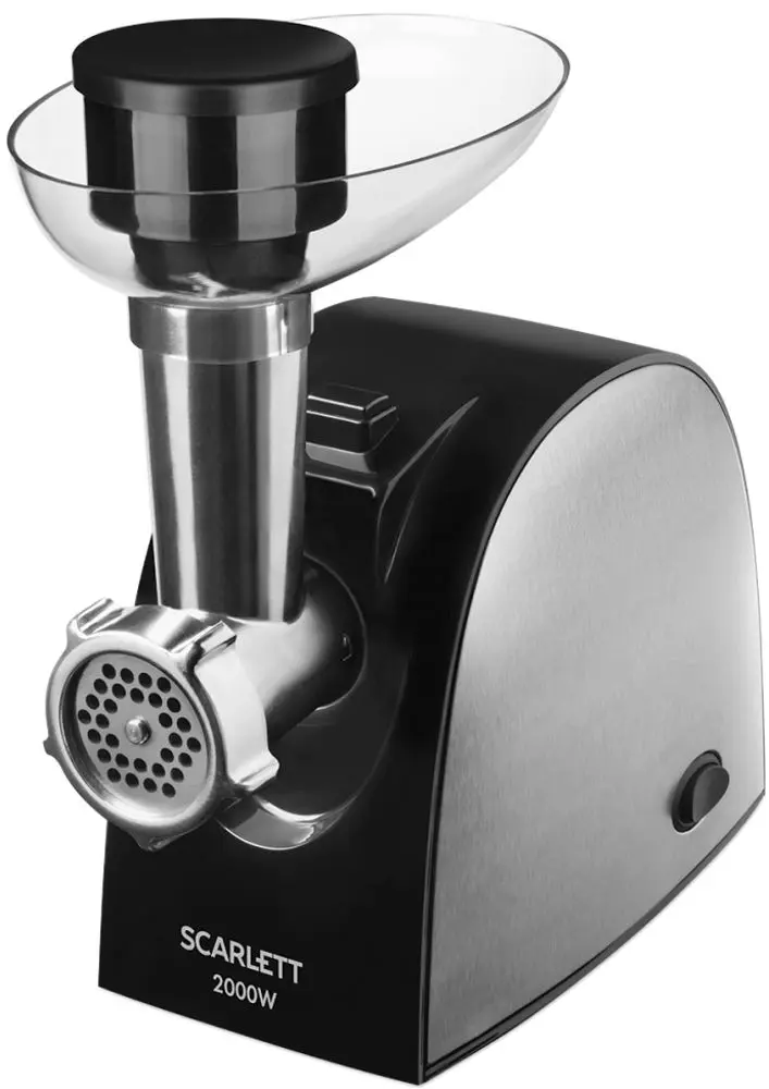Masina de tocat carne Scarlett SC-MG45M13 (Black/Inox)