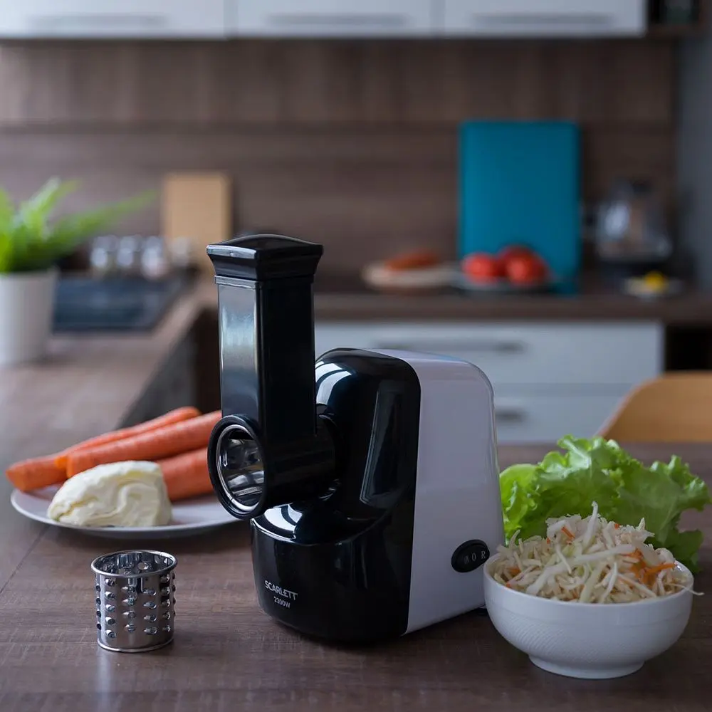 Masina de tocat carne Scarlett SC-MG45M16 (Black/White)