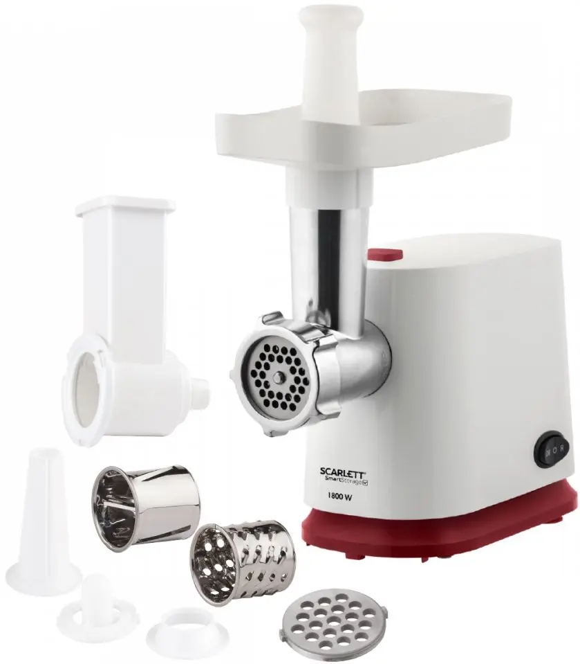 Masina de tocat carne Scarlett SC-MG45M23 (White/Red)