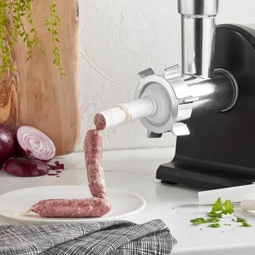 Masina de tocat carne VonShef 2000078 (Inox/Black)