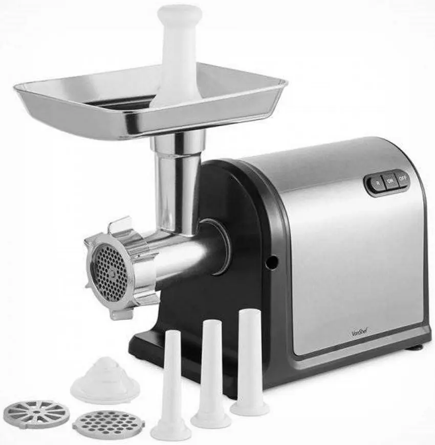 Masina de tocat carne VonShef 2000078 (Inox/Black)