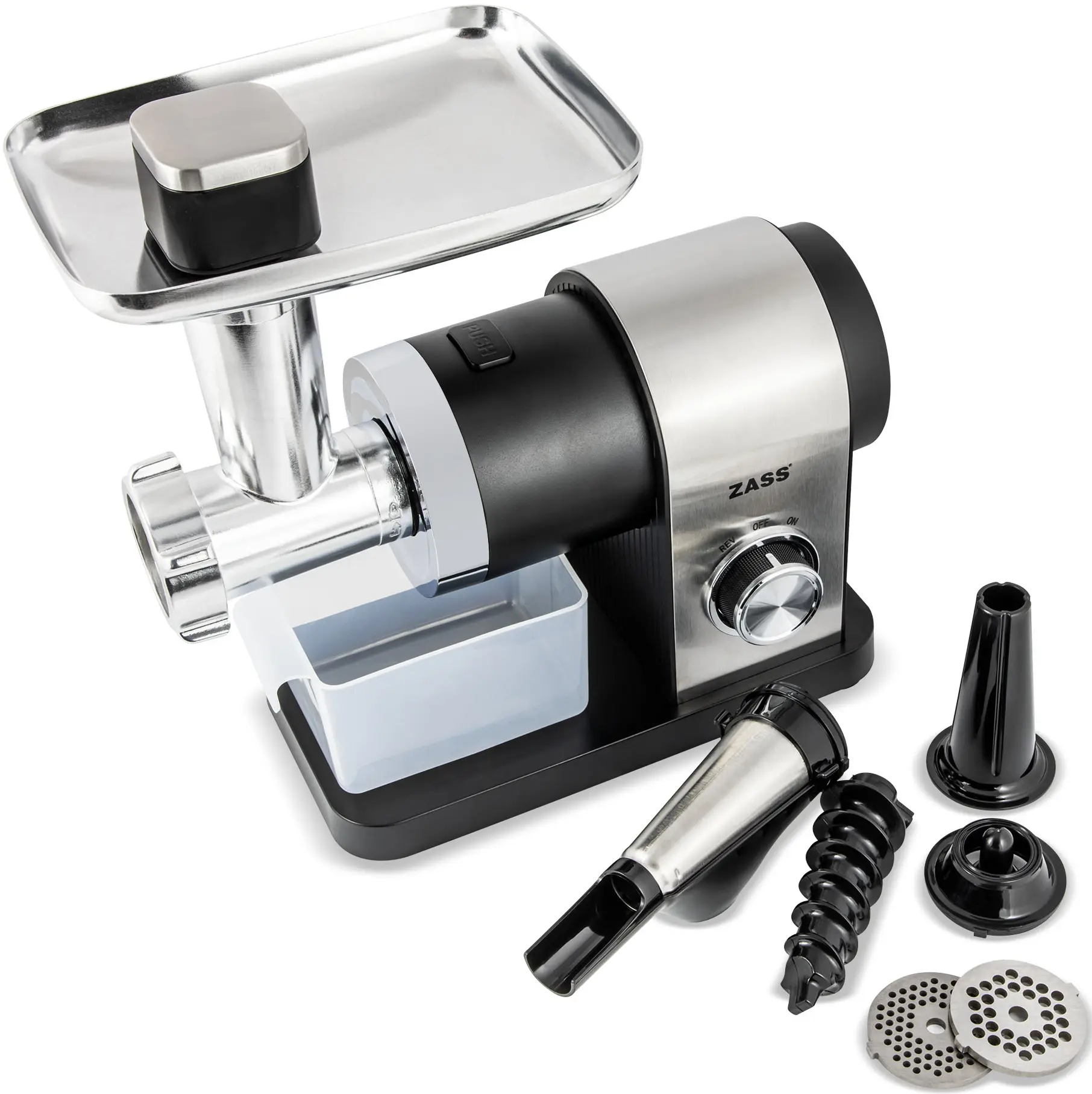 Masina de tocat carne Zass ZMG 12 (Inox/Black) - 5
