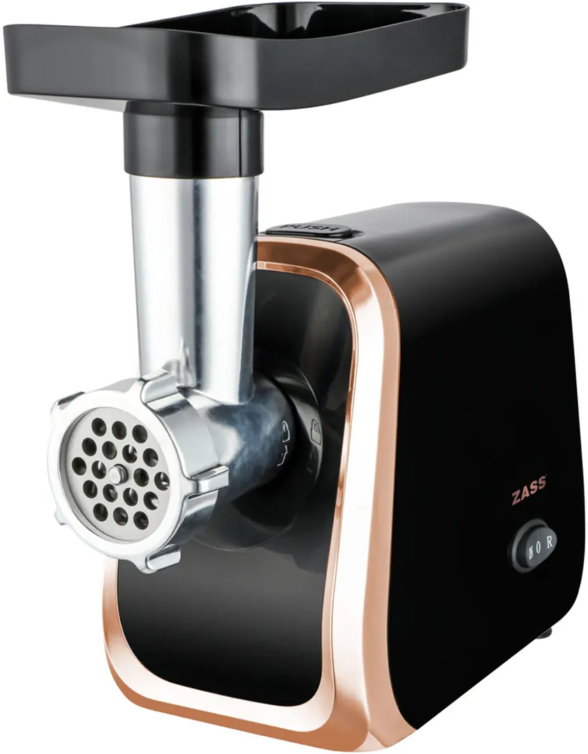 Masina de tocat carne Zass ZMG 20 (Black/Copper)