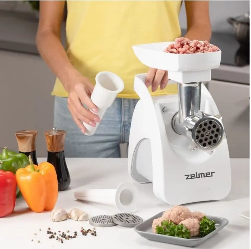 Masina de tocat carne Zelmer ZMM9802B (White)