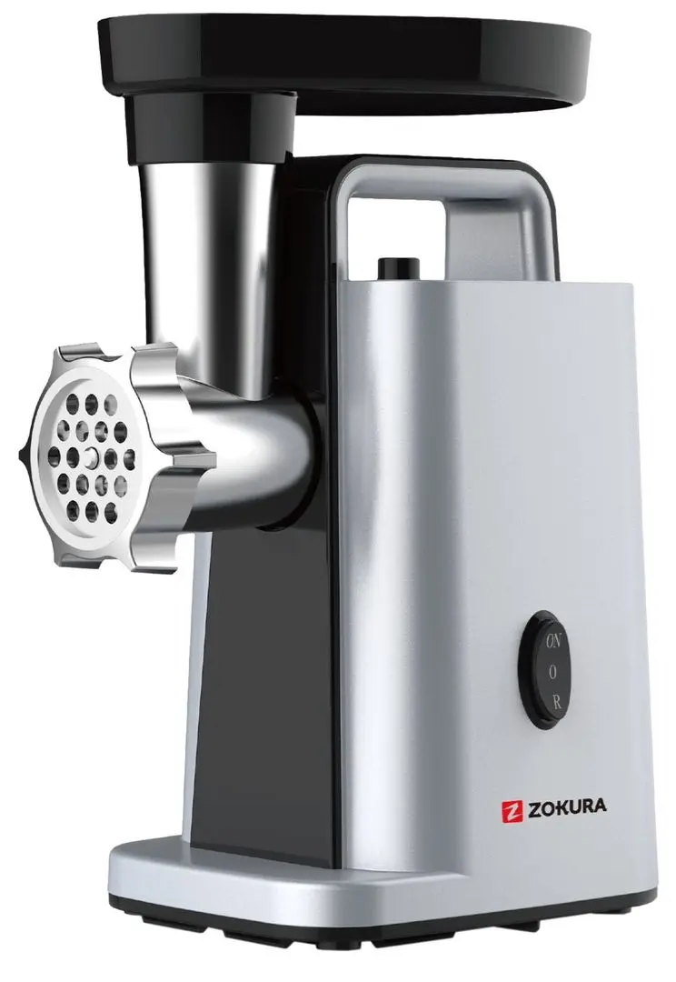 Мясорубка Zokura Z1243 (Inox/Black)