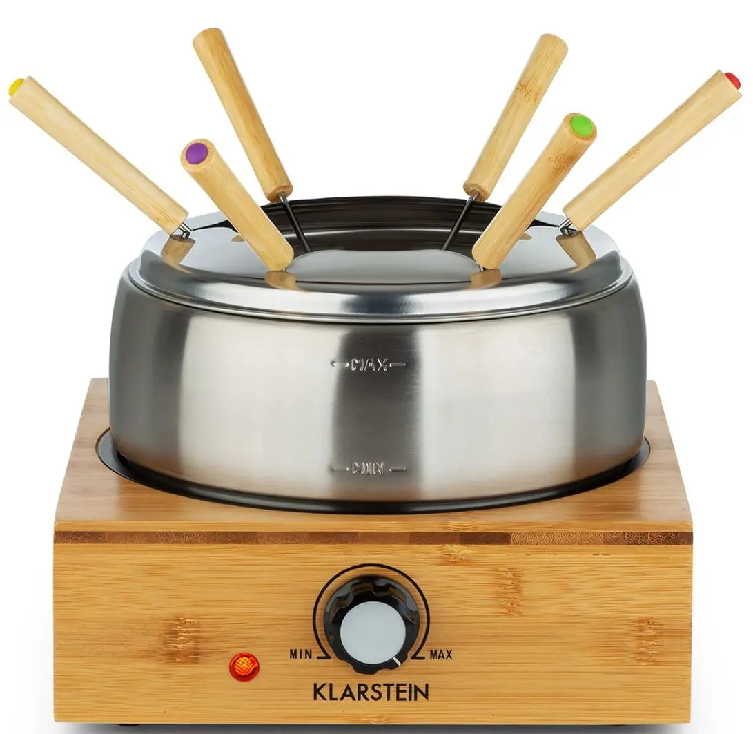 Set fondue Klarstein Bambus Fondue (Bamboo/Inox)