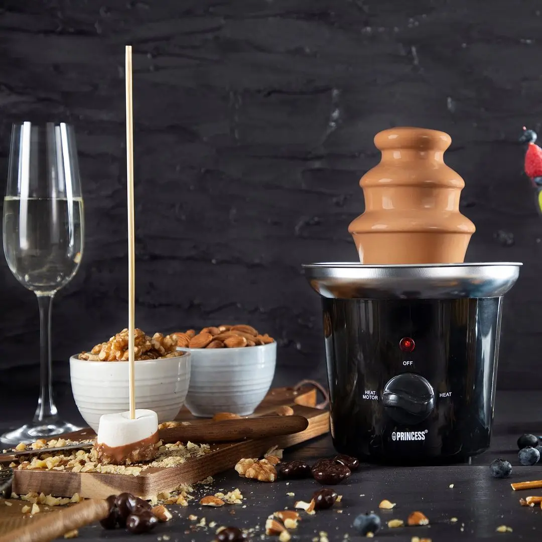 Havuz de ciocolata Princess 129299401001 (Inox/Black)