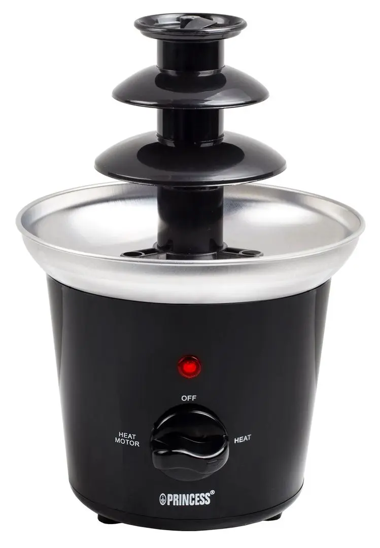 Havuz de ciocolata Princess 129299401001 (Inox/Black)