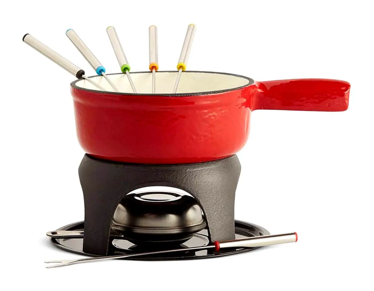 Set fondue VonShef 1500048 (Red/Black)