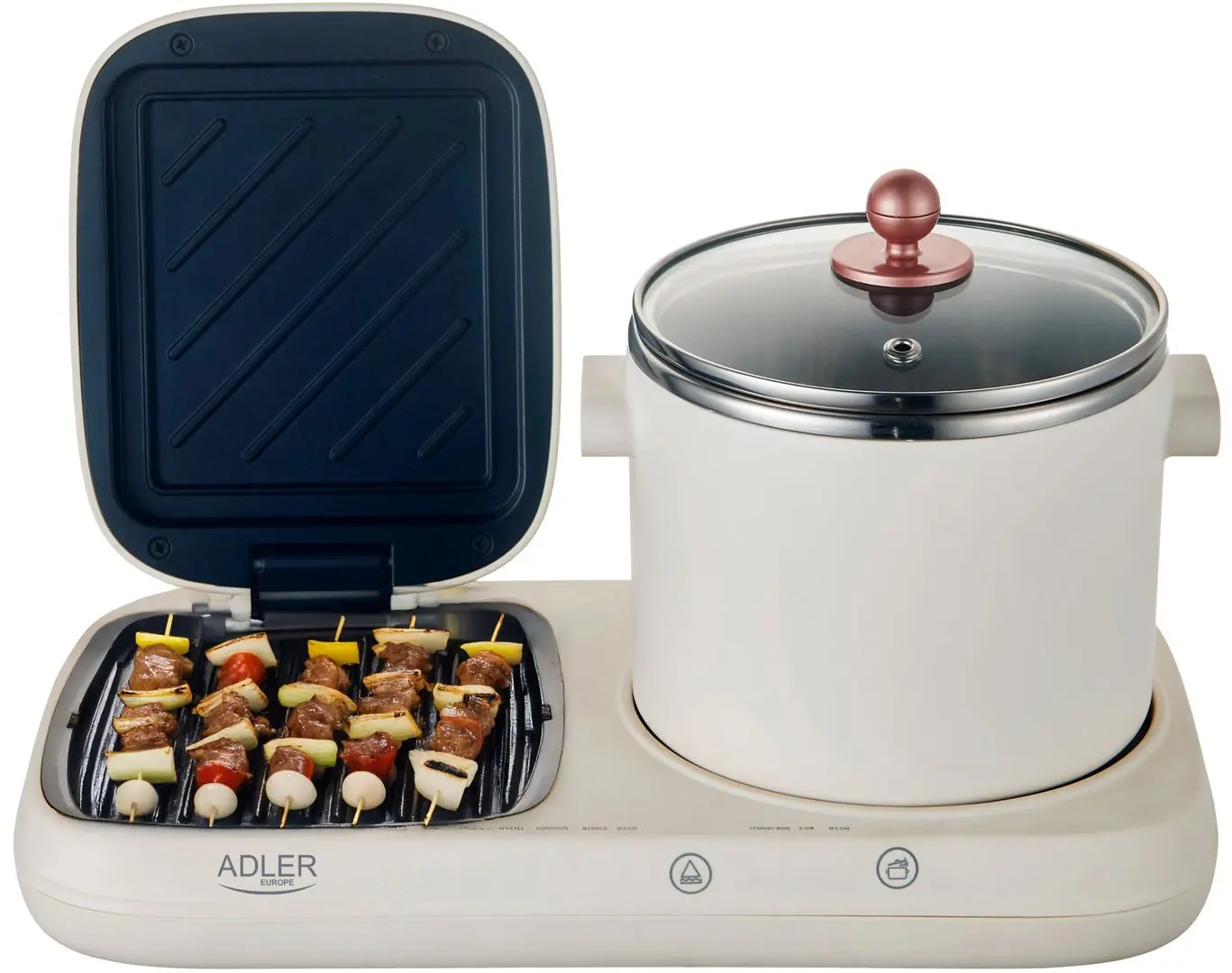 Настольная электрическая плита Adler AD 6421 (Cream)