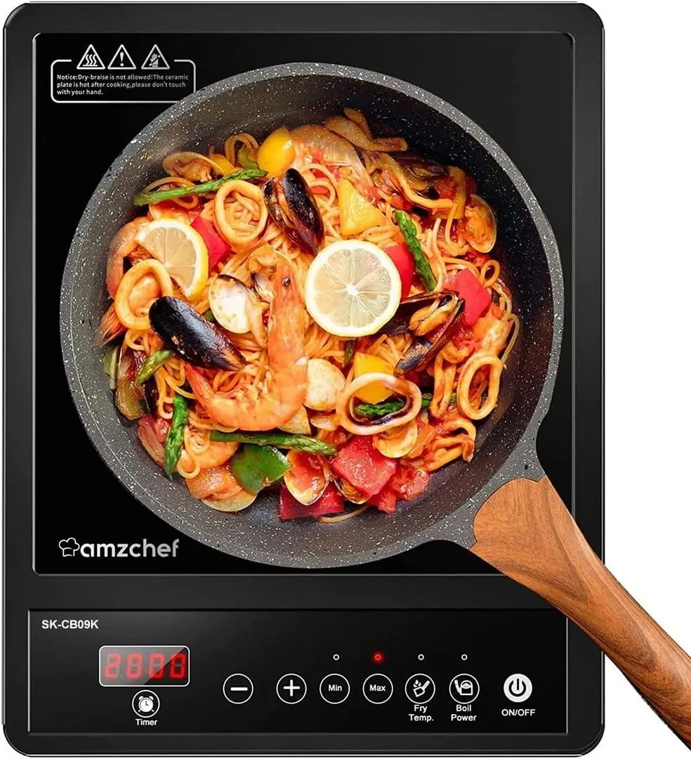 Plita de masa cu inductie Amzchef CB09K (Black)