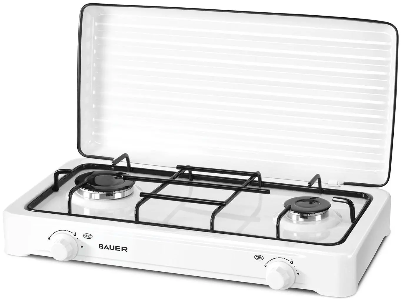 Настольная комбинированая плита Bauer OK620RT00 S (White)