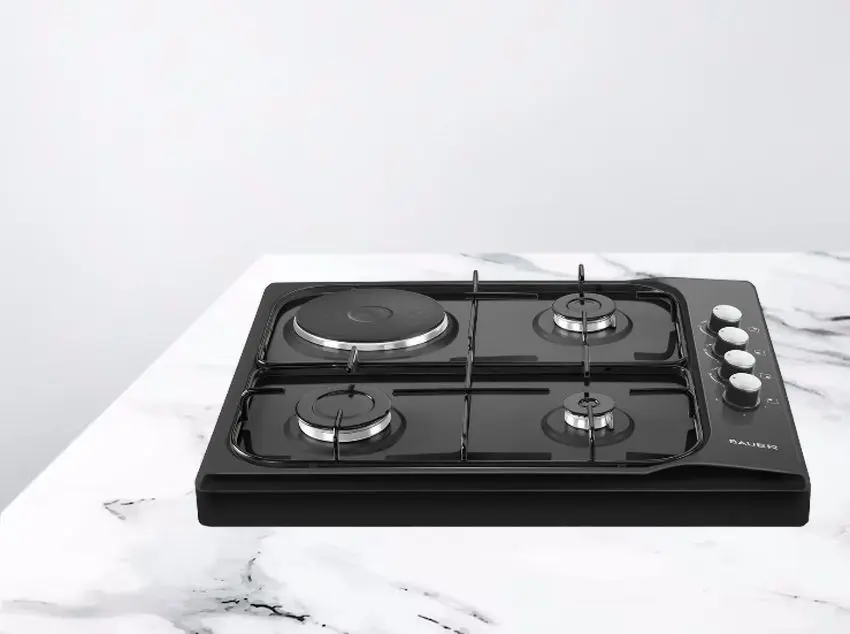 Aragaz combinat de masa Bauer OK631RT30 S (Black)