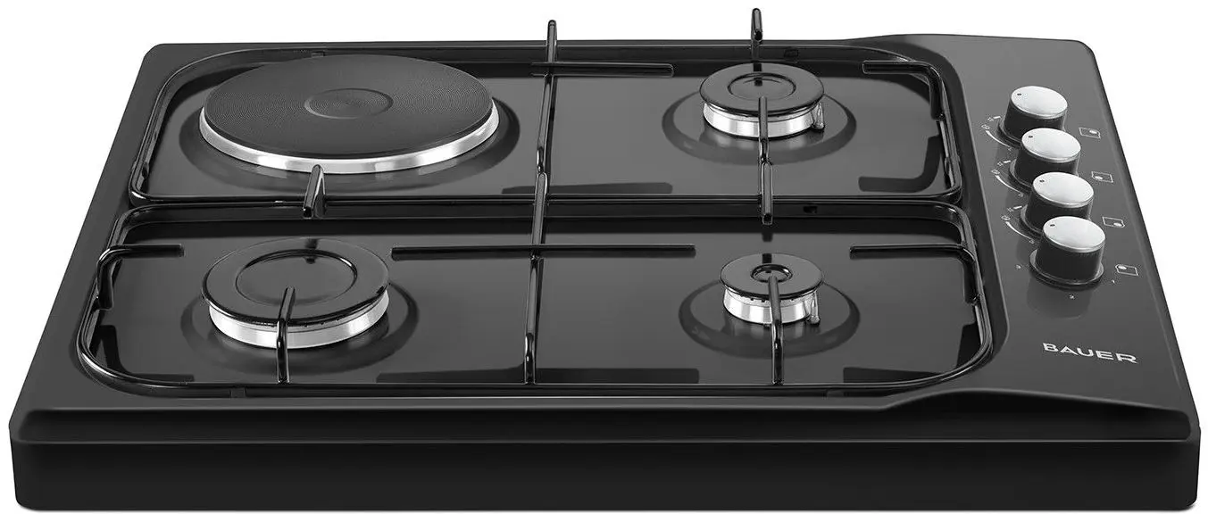 Aragaz combinat de masa Bauer OK631RT30 S (Black)