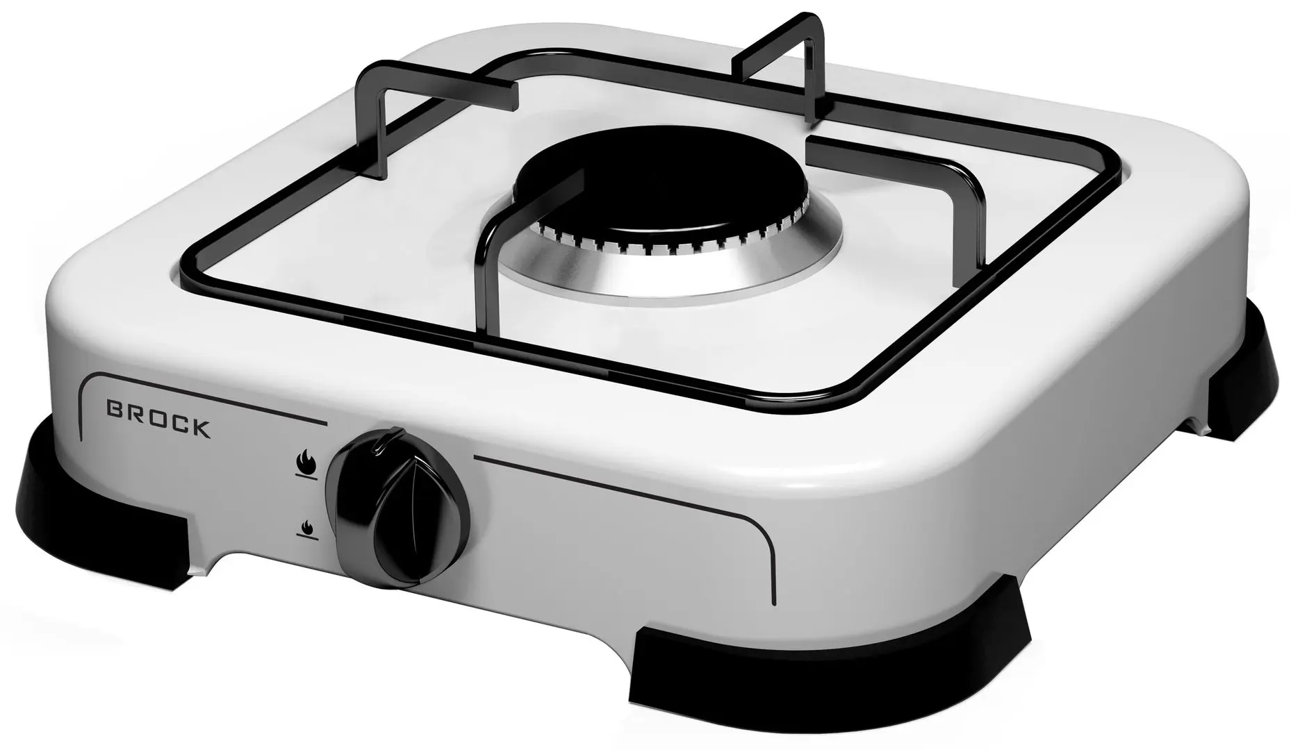 Настольная газовая плита Brock GS 001 W (White)