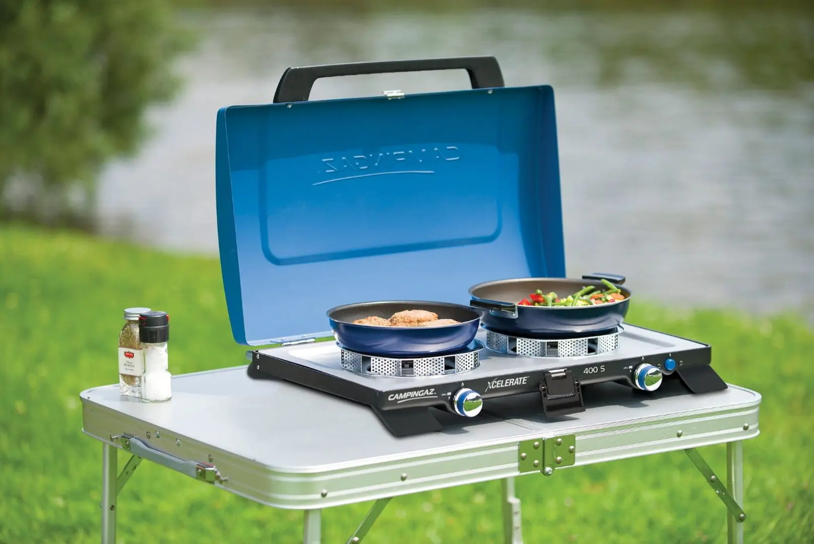 Grill pe gaz Campingaz 400S (Blue/Black) - 5