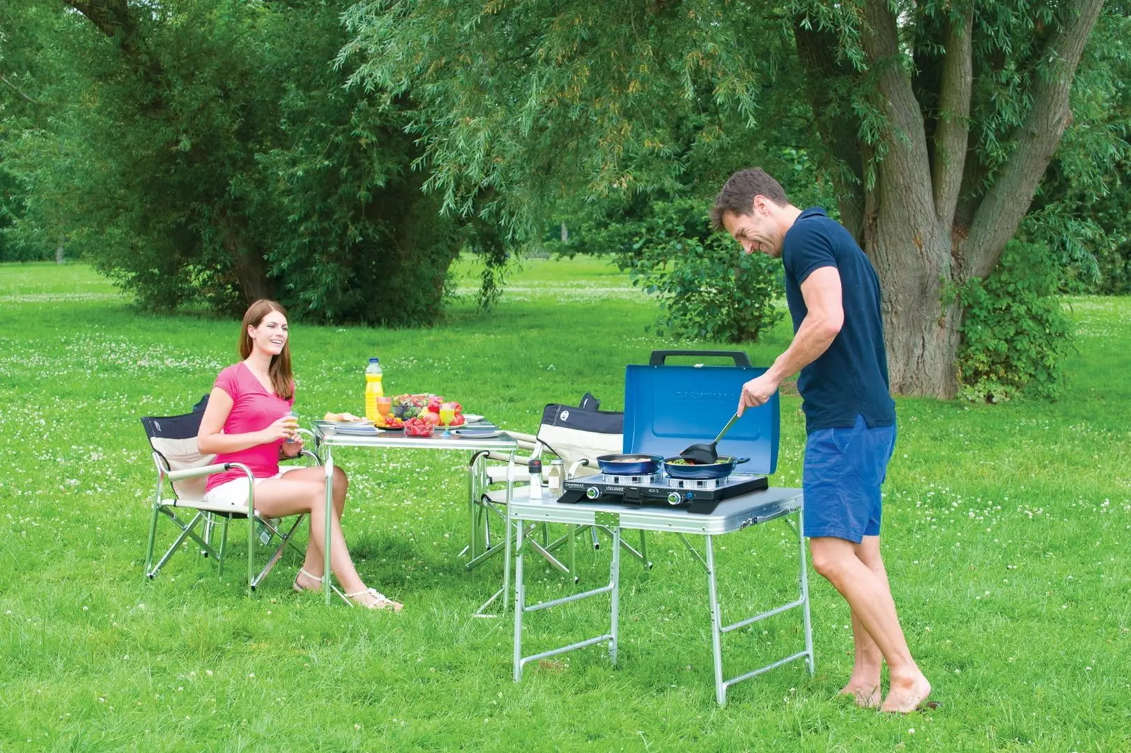 Grill pe gaz Campingaz 400S (Blue/Black) - 2