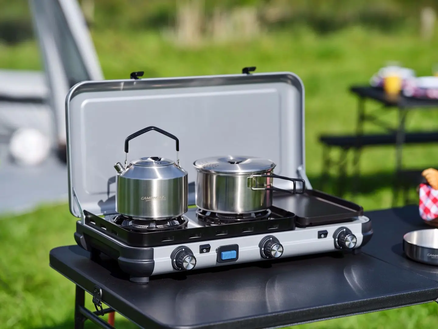 Настольная газовая плита Campingaz Multi-Cook INT (Silver/Black) - 4