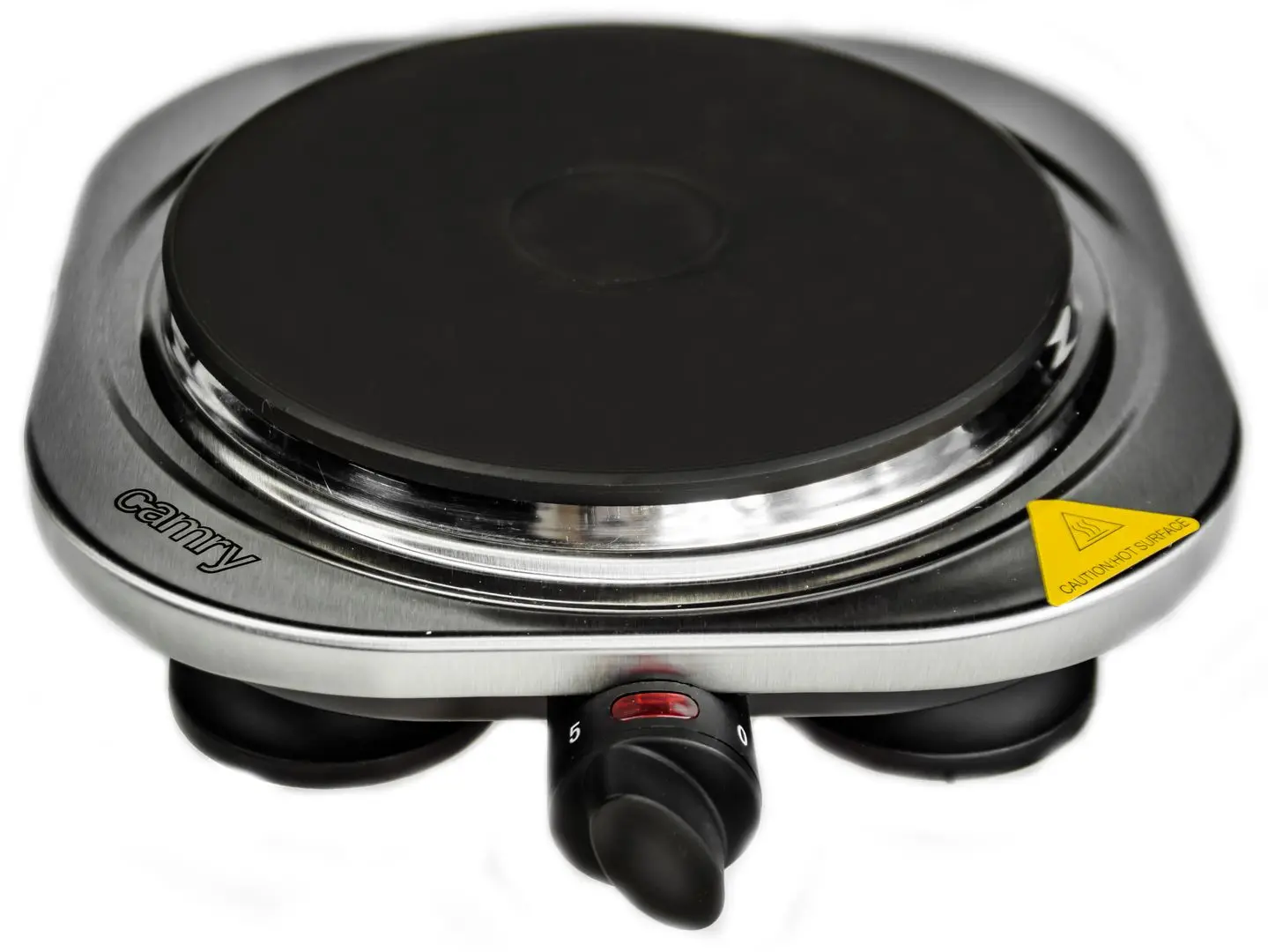 Plita electrica de masa Camry CR 6510 (Inox/Black)