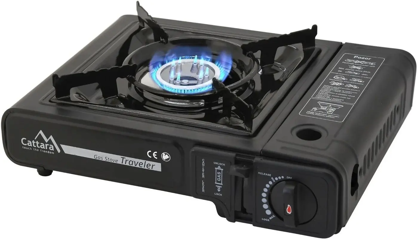 Aragaz camping Cattara Traveler TT13598 (Black)