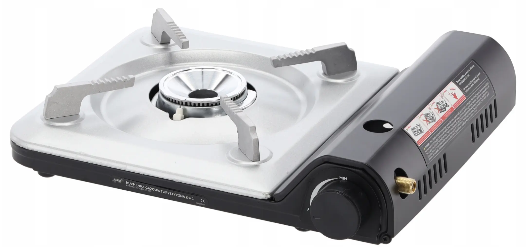 Настольная газовая плита Chomik GAZ8609 (Black/White) - 3