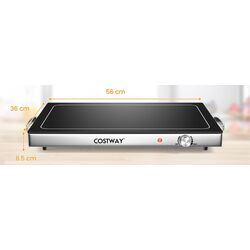 Tava cu incalzire Costway ES10259DE-DK (Black/Silver) Thumb