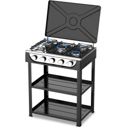 Газовая плита Decakila KMGS019B (Black/Inox)